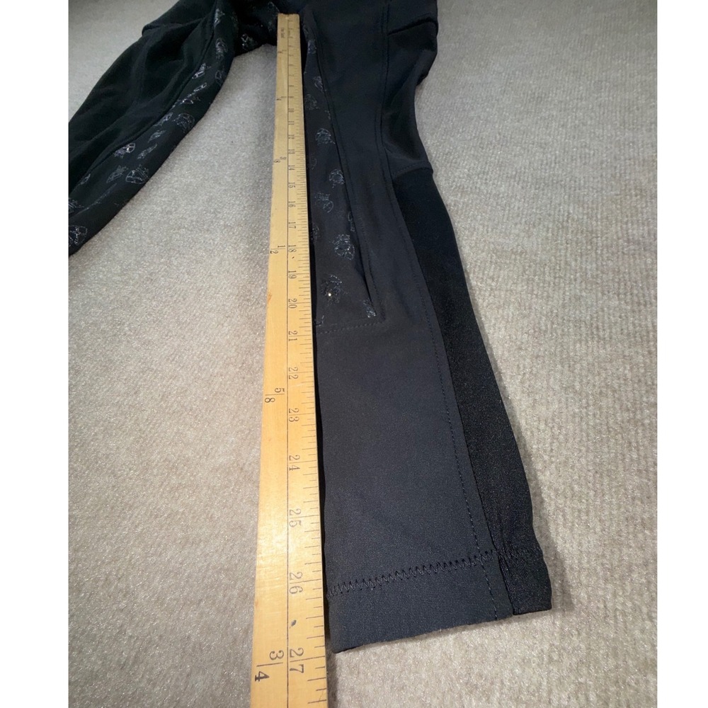 Horze Crescendo Equestrian Riding Tights Black Full Seat Silicone Grip USA 22 - Picture 7 of 7